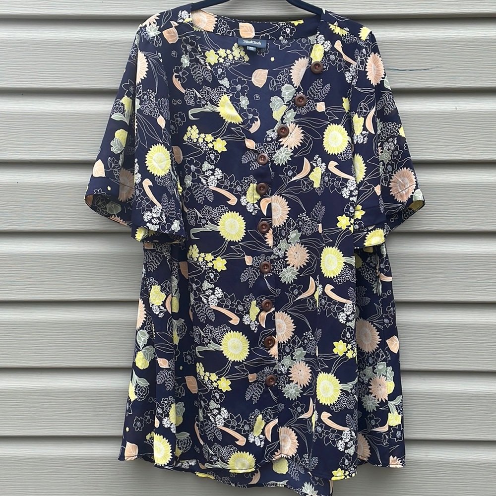 Modcloth Floral with the Breeze Blouse